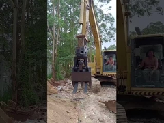 Μηχανή εκσκαφής GuangLin με λαβή πέτρας / ξύλου