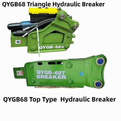 QYGB68 Top Type / Triangle Hydraulic Breaker Σφυρί 68 Σφυρί, κοστούμι 4-8 τόνων
