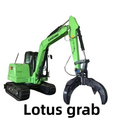 Υδραυλικός εκσκαφέας Lotus Grabber βαρύ φορτίο για το σκουπίδι πέτρας